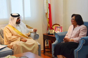 وزيرة الصحة تدرس مع محافظ الجنوبية المشروعات المقرر تنفيذها