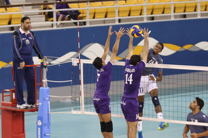 داركليب يتفوق على النجمة في دوري الطائرة