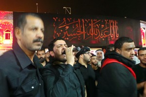 شاهد الصور... موكب عزاء البحرين في كربلاء ليل أمس الأحد