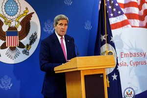 كيري يقول إن اتفاقاً لإعادة توحيد قبرص 'في متناول اليد'