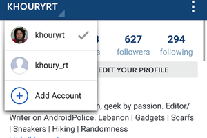 موقع 'الانستغرام' للتواصل الاجتماعي يختبر نسخة جديدة متعددة الحسابات لأجهزة أندرويد