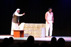 مسرحية المليونير  ضمن مسابقة خالد بن حمد للمسرح الشبابي بنادي مدينة عيسى   