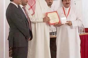 'الكهرباء والماء' تفوز بدرع لأفضل جناح في معرض اسبوع البيئة بشركة بنا غاز