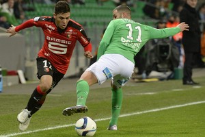 سانت إتيان يتعادل مع رين بالدوري الفرنسي