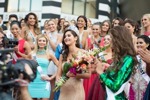 شاهد صور ملكات الجمال  في لاس فيغاس استعدادا لمسابقة ملكة جمال الكون