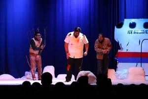 ‏‏ مسرحية ألحان الجليد  ضمن مسابقة خالد بن حمد للمسرح الشبابي بنادي مدينة عيسى   