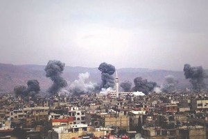 تلامذة بين عشرات القتلى في قصف غوطتي دمشق