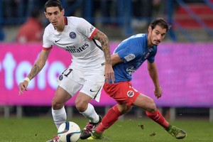 دي ماريا يقود سان جيرمان للفوز على كان بثلاثية نظيفة في الدوري الفرنسي