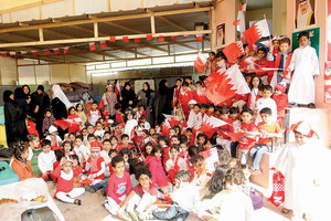 «روضة الضحى» تحتفل بالعيد الوطنى