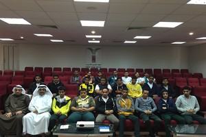 طلاب ثانوية أحمد العمران يطلعون على برامج معهد البحرين للتدريب