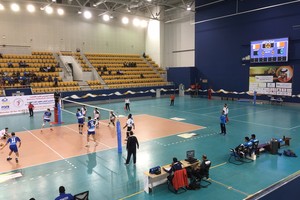 البسيتين ينتزع انتصار صعب من النبيه صالح في دوري الطائرة