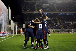 فوز مثير لأتلتيكو مدريد في ختام مبارياته بعام 2015