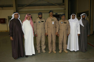 شاهد الصور... سلاح الجو الملكي يستقبل الطيار الذي تم إنقاذه إثر سقوط طائرته في الحد الجنوبي للسعودية