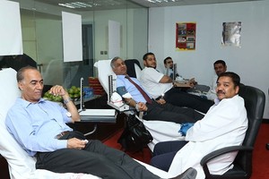 'الوطنية للسيارات' تنظم حملة للتبرع بالدم التطوعي