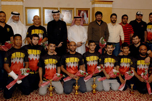 الجودر يستقبل فريق خالد بن حمد لفنون القتال بطل بطولة الهند المفتوحة