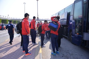 بالصور...وصول منتخب الصين لكرة اليد