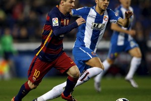 شاهد صور لمباراة اسبانيول وبرشلونة في بطولة كأس ملك اسبانيا