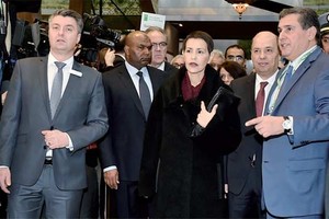 بالصور : الأميرة للا مريم تفتتح الرواق المغربي بالمعرض الدولي 'الأسبوع الأخضر' في  ببرلين 