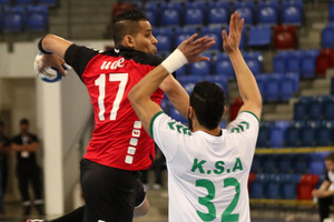 بالصور... مباراة الإمارات والسعودية في اليوم الثالث من بطولة آسيا لكرة اليد 2016