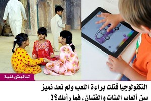 التكنولوجيا قتلت براءة اللعب ولم نعد نميز بين ألعاب البنات والفتيان، فما رأيك؟!
