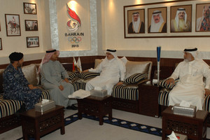 عسكر يبحث استعدادات اتحاد الرياضات البحرية لاستضافة البطولة الخليجية