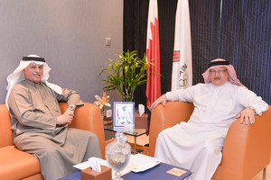 عسكر يستقبل رئيس الاتحاد الآسيوي للرماية