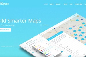 موقع يتيح لك إنشاء خريطة خاصة بك