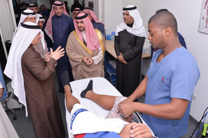 عسكر: مركز الطب الرياضي يوفر بيئة علاجية مثالية للرياضيين والمواطنين