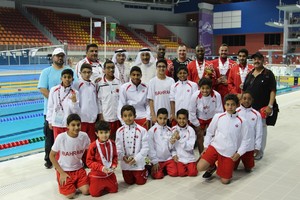 50 ميدالية ملونة في ختام خليجية المجرى القصير للسباحة بقطر