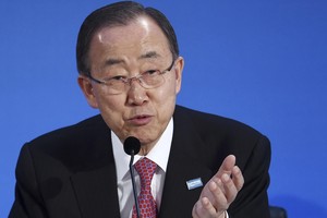 بان كي مون يبدى أسفه العميق على إطلاق كوريا الشمالية صاروخاً