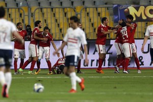 شاهد صور فوز الأهلي على الزمالك في قمة الدوري المصري