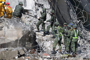 إنقاذ كلب ظل محاصراً تحت الأنقاض 5 أيام بعد زلزال تايوان