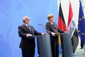 ميركل توافق على تقديم معونات اضافية للعراق بقيمة 500 مليون يورو