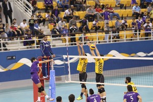 داركليب يحجز وصافة دوري الطائرة بفوز كاسح على الأهلي