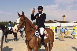 الخاطري ثانياً في بطولة العين الدولية لقفز الحواجز