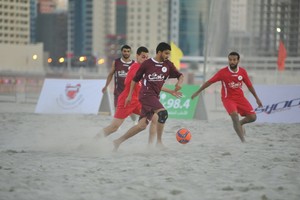 اليمن وفلسطين إلى نهائي دوري الجاليات لكرة القدم ضمن بطولة الألعاب الشاطئية
