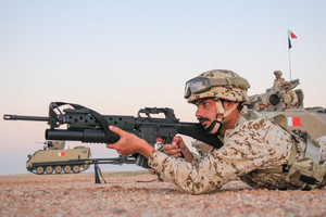 استمرار مشاركة مجموعة القتال التابعة لقوة الدفاع في تمرين 'رعد الشمال'