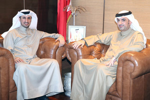 الجودر يبحث التصورات الخاصة بالاستثمار مع زياد بن فيصل 