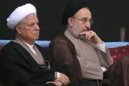 الرئيسان الإيرانيان السابقان خاتمي ورفسنجاني يدعوان إلى التصويت للإصلاحيين
