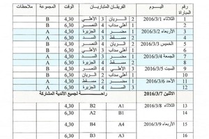 تنظيمية اليد تصدر جدول بطولة الأندية التي يشارك فيها الأهلي