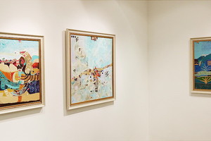 بالصور... معرض 'التجريدية التعبيرية' للفنان العراقي غسان محسن