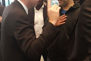 سلمان بن إبراهيم يلتقي إنفانتينو ونجوم الكرة العالمية