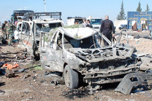 مقتل 18 في انفجار سيارة ملغومة استهدف مسلحي المعارضة في جنوب سورية