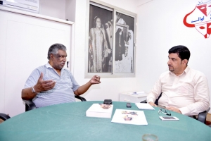 الفنان محمد عواد لـ «الوسط»: حصيلتي صاغتها فنون العرب... وفرشة سيدنا الحسين