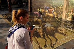 بالصور... رسوم ثلاثية البعد من مهرجان 'دبي كانفس' ستزين الشوارع بشكل دائم