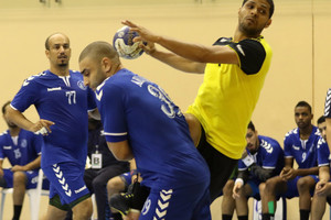  شاهد بالصور... الفوز الأول للأهلي في البطولة الخليجية لكرة اليد على حساب أهلي سداب العماني