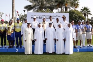 بالصور... المنتخب البحريني ثانيا في بطولة الرجال بخليجية الجولف بالدوحة