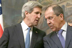 لافروف وكيري يبحثان هاتفياً الأوضاع في سورية واليمن ولبنان واتفاقيات مينسك