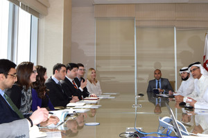 الأمين العام للتظلمات يستقبل وفدا من موظفي مجلس الشيوخ الأميركي