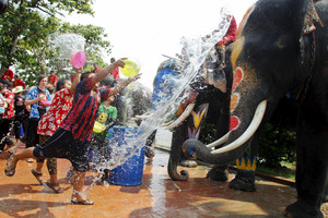تقييد مهرجان المياه في تايلند بسبب موجة الجفاف